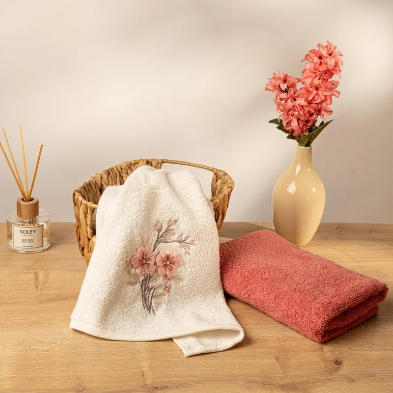 Soley | Ilay | Cotton Embroidered Hand Towel Set
