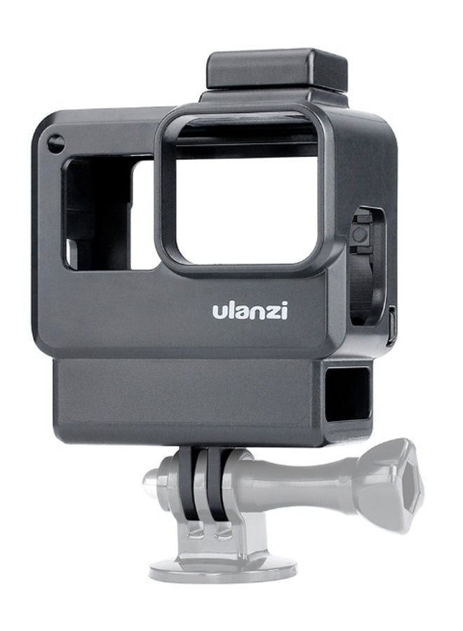 NIBEMINENT Action Camera Housing Shell Vlogging Cage Mount Black/Grey  - Image 1