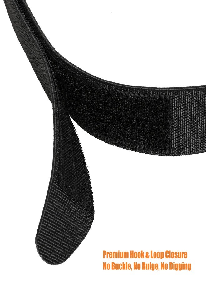 TACNEX Mechanic No-Scratch Elastic Belt 1 3/8" Buckleless Adventure Stretch Web Belt Hook & Loop Closure No Metal Men Women Large - Image 2
