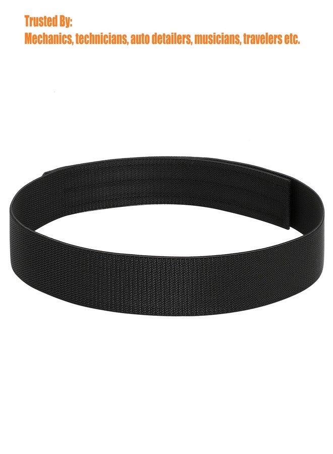 TACNEX Mechanic No-Scratch Elastic Belt 1 3/8" Buckleless Adventure Stretch Web Belt Hook & Loop Closure No Metal Men Women Large - Image 4