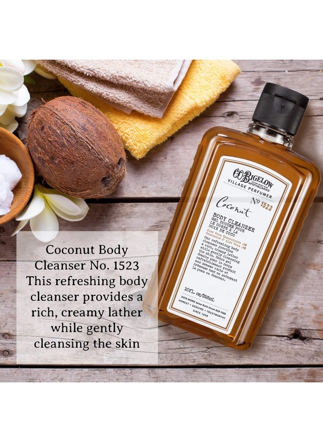 C. O. Bigelow C.O. Bigelow Apothecary Duo, Coconut Body Care Gift Box with Body Soap & Lotion, Gift Set of Two - Moisturizing Lotion & Liquid Body Wash for Dry Skin - 10fl oz Each  - Image 4