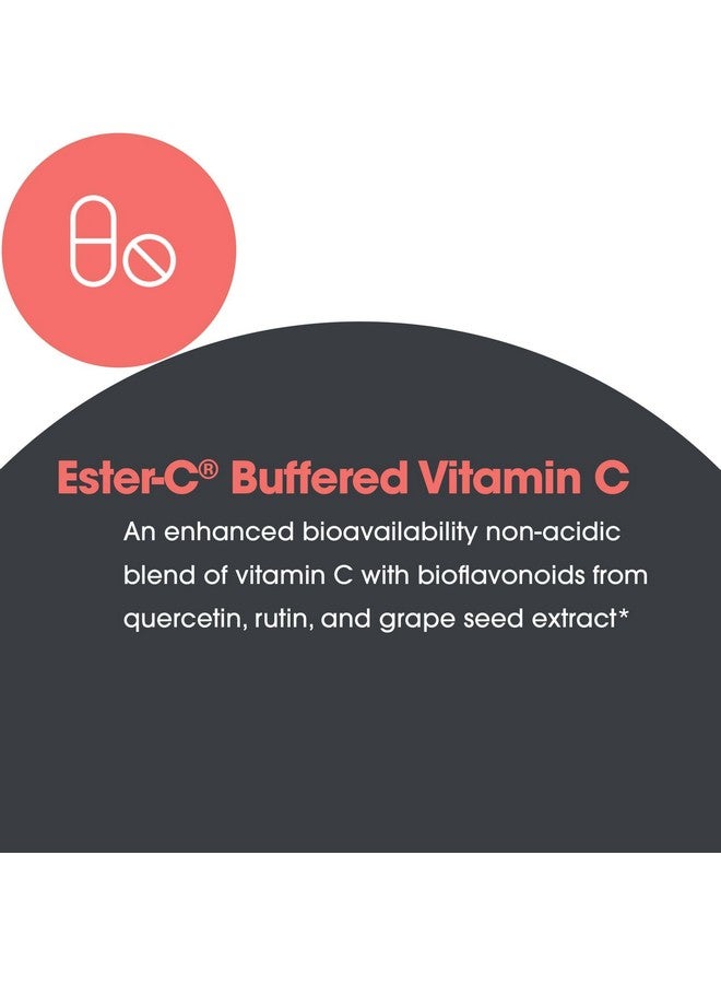 Allergy Research Group Esterol Ester-C - Vitamin C 1350mg Supplement, Immune Support, Calcium Ascorbate with Bioflavonoids, Ascorbic Acid, Rutin, Quercetin, Vegan Capsules - 100 Count - Image 5