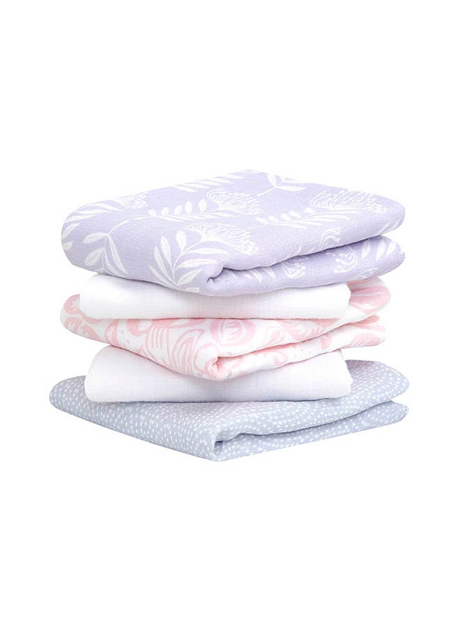 aden + anais - Essentials Muslin Squares - Pack of 5 - Damsel - Image 1