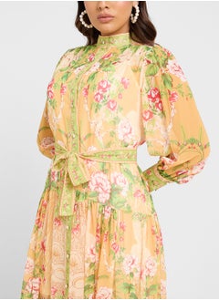 ELLA Abstract Print Dress  - Image 3