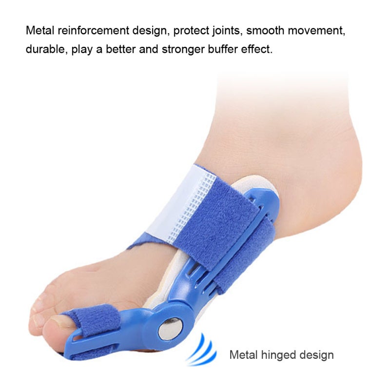 Bunion Correctors: Black Medical Grade Adjustable Splint - Metal Hinge Gentle Toe Realignment for Hallux Valgus, Bunion Pain Relief, Day And Night Use For Men And Women - Image 3
