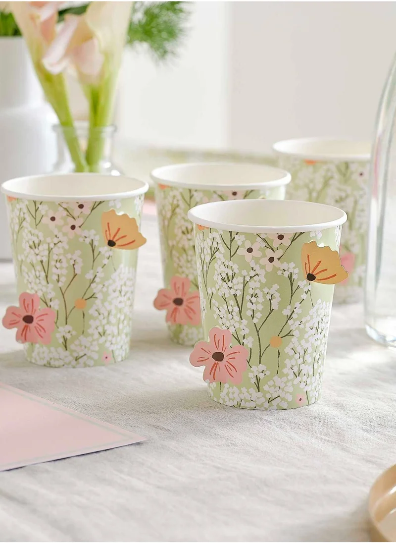 جينجر راي Floral Cut Out Paper Cup