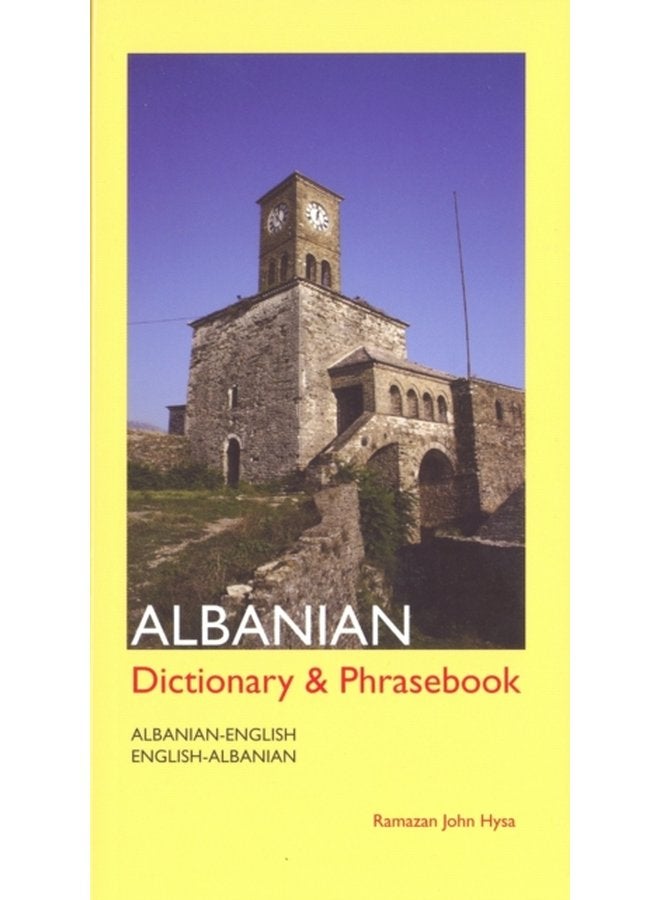 Albanian English English Albanian Dictionary and Phrasebook - Paperback
