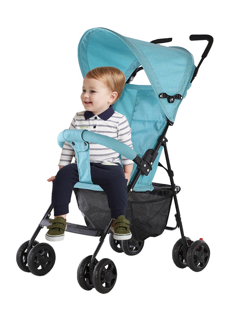 ما بيبي عربات أطفال صغار خفيفة الوزن، عربة سفر للأطفال الصغار سهلة الطي، عربة أطفال صغيرة مع مظلة - Image 1