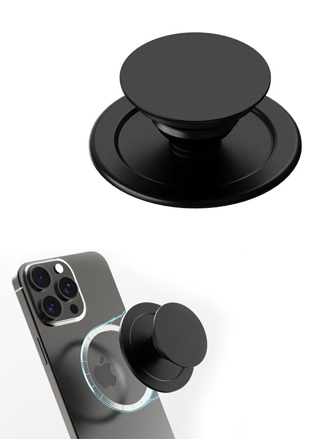 متوافق مع حامل الهاتف MagSafe بقوة مغناطيسية قوية 3800G للهواتف من سلسلة 16/15/14/13/12 (أسود) - Image 1