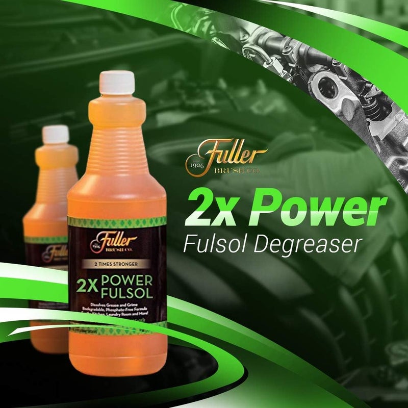 Fuller Brush 2X Power Fulsol Degreaser - Powerful Multi-Surface Degreaser Concentrate - All Purpose Oil  Grease & Grime Cleaner For Bike  Automotive  Grill  Bathroom & Kitchen - Image 3