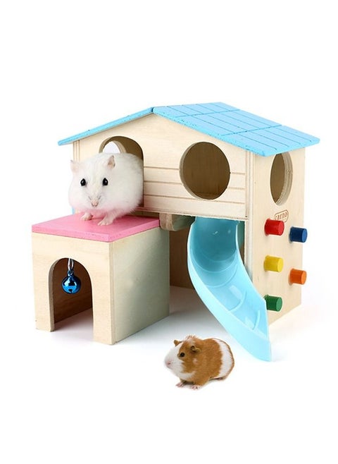 Neostyle Hamster Hideout with Funny Climbing Ladder Pet Small Animal House