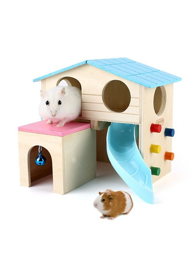 Neostyle - Neostyle Hamster Hideout with Funny Climbing Ladder Pet Small Animal House - Image 1