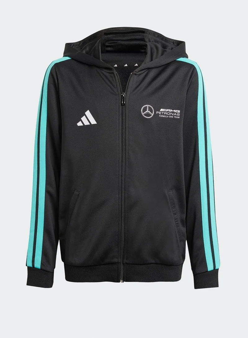 Adidas Adidas Mer Dna Fz Hd Y M Black Motorsport Track Tops For Men