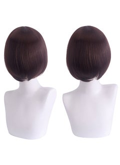 Arabest Master Shengda cosplay Wig Face Short Hair Thickened Face Short Hair Color bobo Headgear 3021-26 Dark Brown 