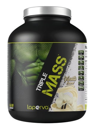 Laperva Triple Mass Gainer - Vanilla Caramel, High Protein, Carbohydrates, Creatine Blend, BCAA, Vitamins, and Digestion Enzymes - Ideal for Athletes and Muscle Building-6.1 Lb - pzsku/Z6B57C9F5AF5F6703215EZ/45/_/1672820604/c192568d-834f-486f-b46d-ce1c221b74bc