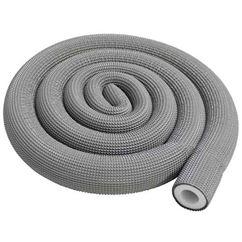 URBEST Pipe Insulation Tubing 1" x 3/8" Heat Preservation Insulated 6-Foot Length Handle Grips (Grey-9x10) - Image 1