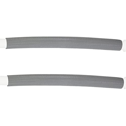 URBEST Pipe Insulation Tubing 1" x 3/8" Heat Preservation Insulated 6-Foot Length Handle Grips (Grey-9x10) - Image 5