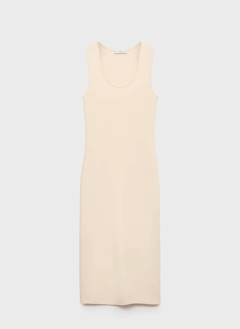 MANGO Sleeveless Knit Dress