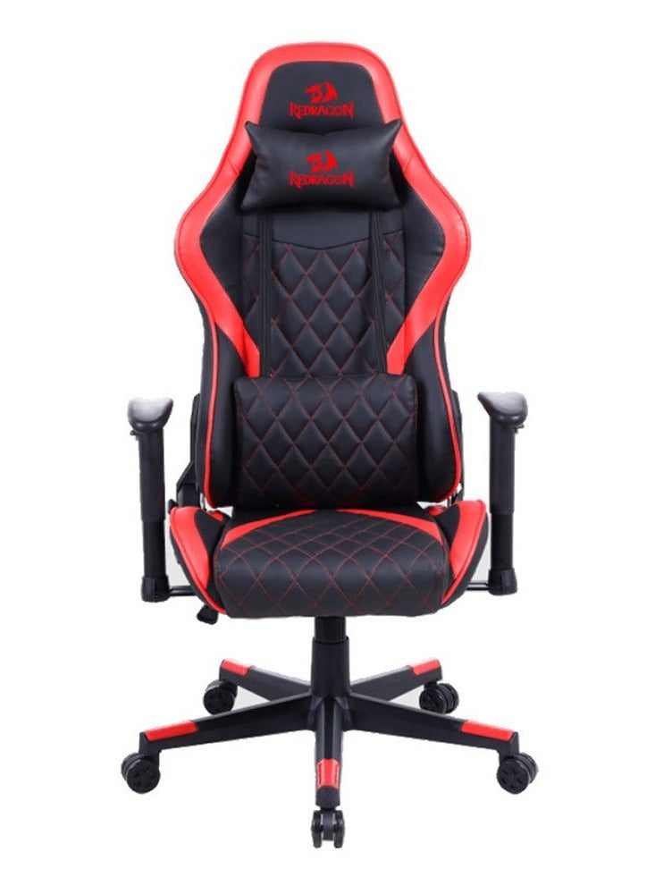 REDRAGON C211 Gaia Gaming Chair – Black/Red - Image 1