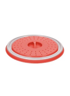 Tovolo Heat-Resistant Sturdy Collapsible Microwave Food Cover Red and Grey 1 x 10.5 x 11.5 Inch 81-10109  - Image 3