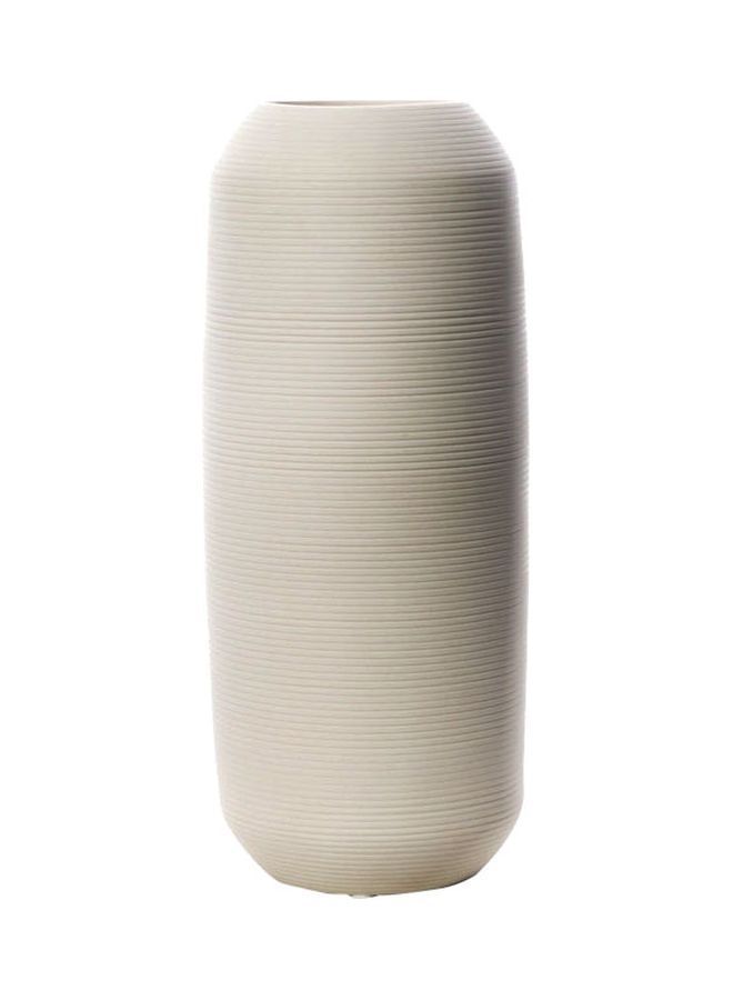 XiuWoo Ceramic Flower Vase White 28x1.4cm - Image 1