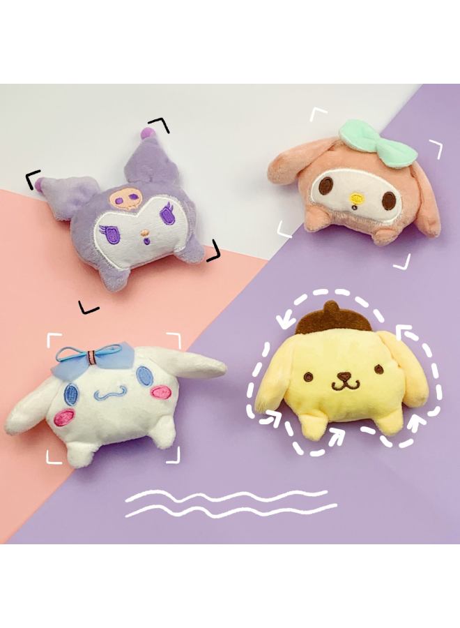 Fabric Cartoon Accessories Yugui Dog Accessories DIY Headdress Accessories Hair Accessories Shoes And Socks Package Cartoon Head-Color:Coolomi (large)  - Image 2