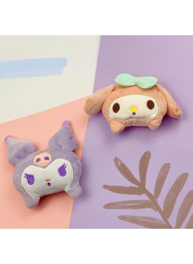 Fabric Cartoon Accessories Yugui Dog Accessories DIY Headdress Accessories Hair Accessories Shoes And Socks Package Cartoon Head-Color:Coolomi (large)  - Image 5