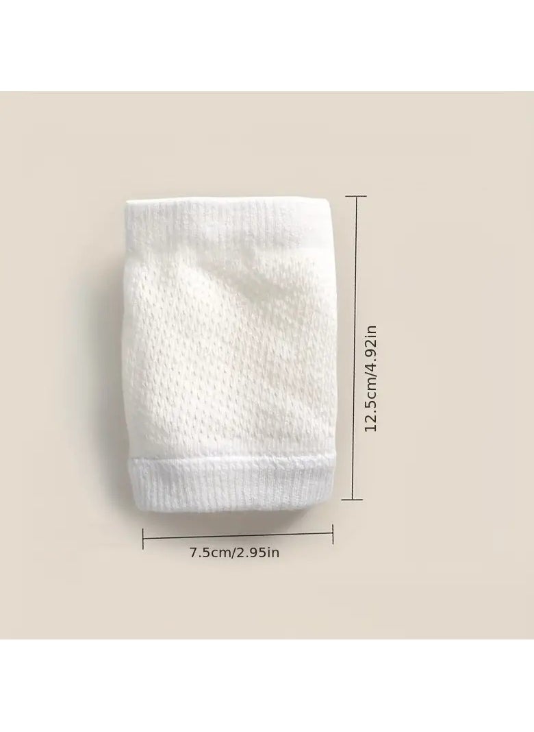 Gonice Baby Knee Pads Summer Thin Baby Learning To Climb, Anti-fall Embroidered Mesh Crawling Protective Gear Elastic Sponge Elbow Pads  - Image 5