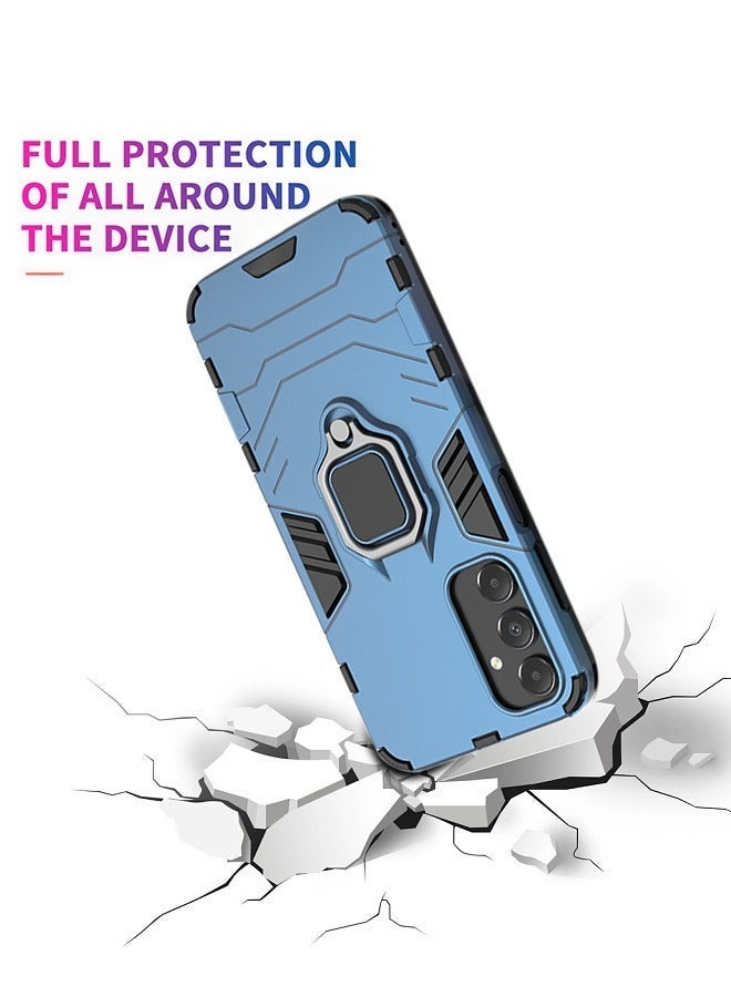 X-level Samsung Galaxy A15 4g/5g Case Cover with Ring Kickstand Stand Back Protective Hybrid Heavy Duty Armor Dual Layer Shockproof Anti-Scratch Back Cover Protector Comfortable Touch Phone Accessory - Image 3
