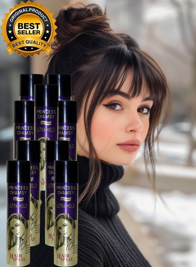 برينسس شامسي 9 قطع بخاخ الترا هولد للشعر 90مل - Image 1