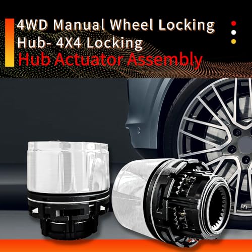 FAKAFY 4WD Manual Wheel Locking Hub Replacement for 1998-2003 Ford Ranger 1995-2001 Ford Explorer 1998-2009 Mazda B-Series Pickup - 4X4 Locking Hub Actuator Assembly Replaces#‎15001.70 F87Z-3B396-BA(2PCS) - Image 2
