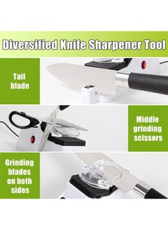 Hihonor Electric Knife Sharpener, Professional Knife Sharpener Tool for Home, Double Sided Knife Sharpener, 5 Seconds for Quick Sharpening & Polishing with Protective Cover, USB  - Image 5