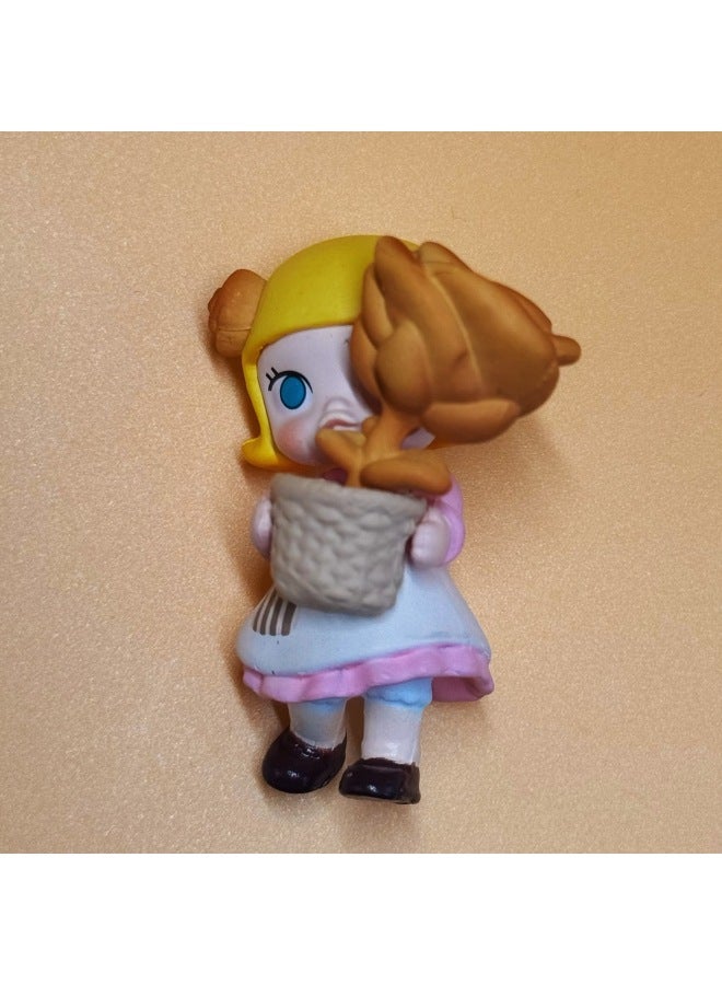Bubble Mate Gaiwa Moe Molly Gaiwa Healing Department DIY Doll Accessories Small Ornaments Stall Explosions-Color:Molly Bread Flower Craftsman  - Image 1