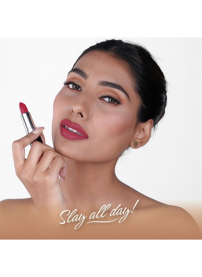 Bella Vita Organic Bellavita Comfort Matte Bullet Lipstick| Intense Colour| Creamy Matte Finish| Intense Moisturisation| Smooth Glide| Lipsticks For Women| 4 Hr Stay, Pink Pout, 4.2 Gm  - Image 4