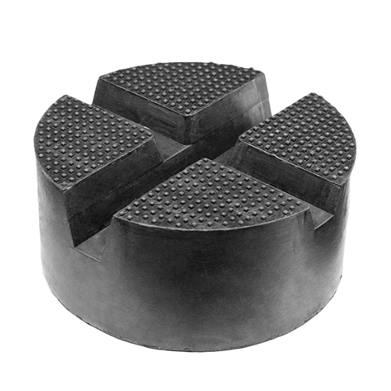 BDZMC Rubber Cross Slotted Jack Adapter Disk Frame Rail Protector Anti Slip Pinch Weld Side Support Block Car Lift Jack Puck Pad Universal Vehicle Repair Tool 1PC - Image 3