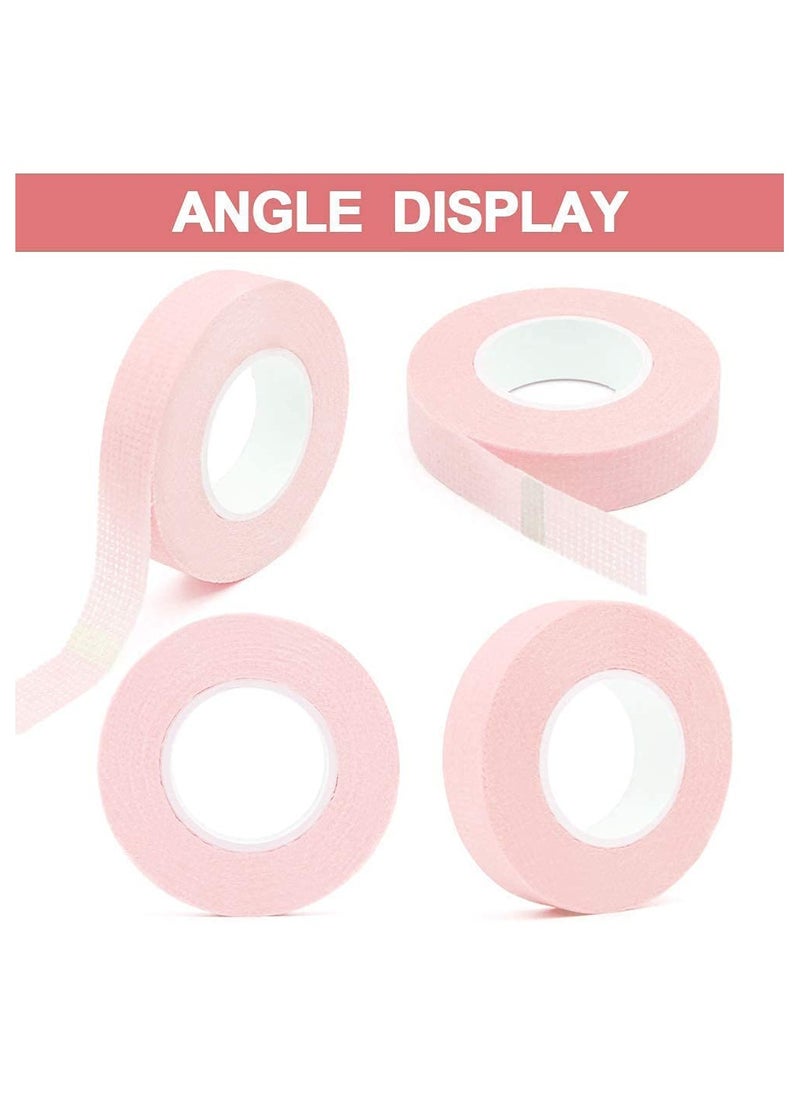 SYOSI - Eyelash Tape, Green Pink Lash Tape for Eyelash Extension, Adhesive Breathable Micropore Fabric Medical Tape for Eyelash Extension Supply Tape 6 Rolls - Image 1