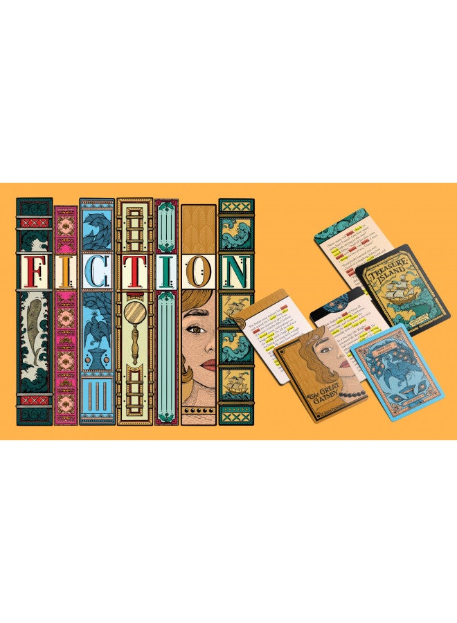 BOARD GAME TABLES.COM ALLPLAY Fiction - A Wordle-Inspired Board Game for Adults and Familes with Deception - Approachable and Fun Strategic Party Game in Small, Travel-Size Box (5" x 5" x 2")  - Image 4