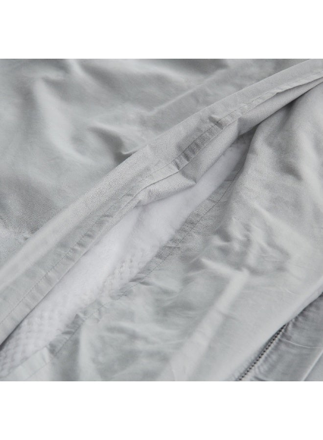 Home Box طقم غطاء لحاف توأمي أساسي من 3 قطع 220 × 150 سم - Image 2