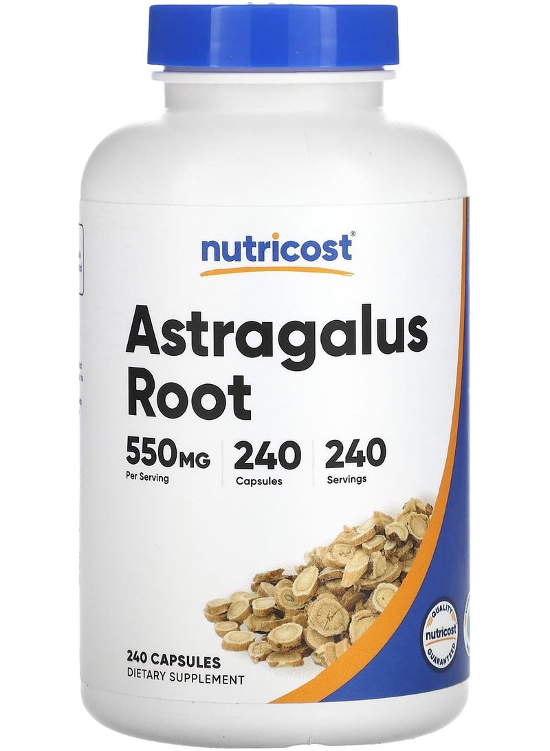 Nutricost Astragalus Root , 550 mg , 240 Capsules