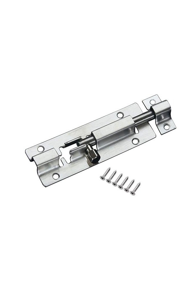 Midwest Door Sliding Bolt Latch, 3 Inch Stainless Steel Locks Hardware With Screw for Window, Door, Furniture - Image 1
