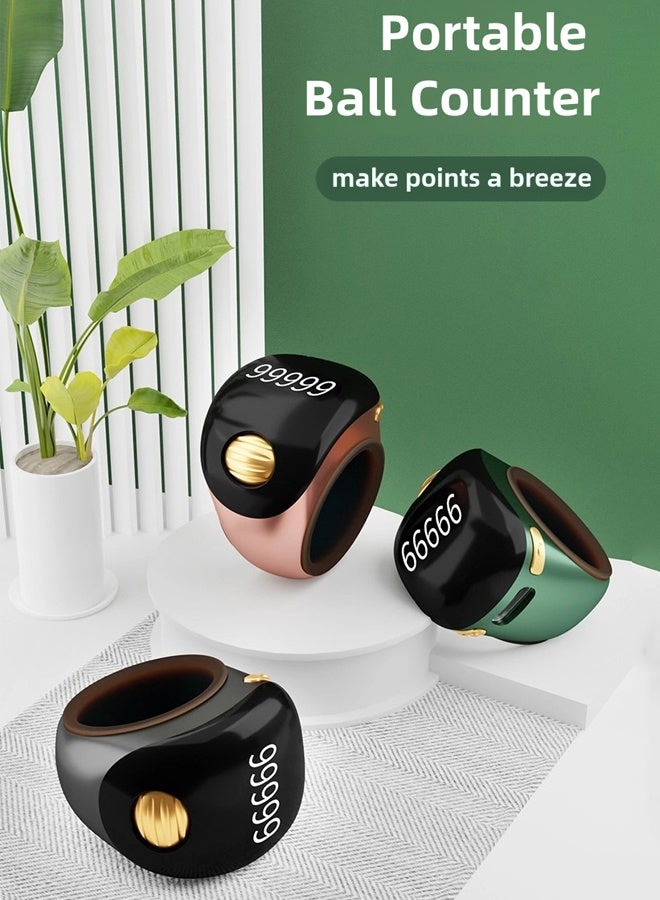 NIBEMINENT Portable Tasbeeh Ring with OLED Screen, Prayer Smart Counter with Silicone Ring, Automatic Counting, Comfortable for Daily Wear Black  - Image 5