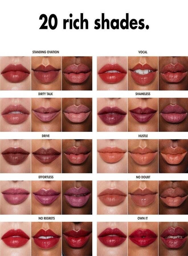 elf e.l.f. O Face Satin Lipstick – Effortless| Richly Pigmented Hydrating Satin Finish Lipstick with Squalane, Jojoba Esters & Marula Oil – 3.8 g - Image 5