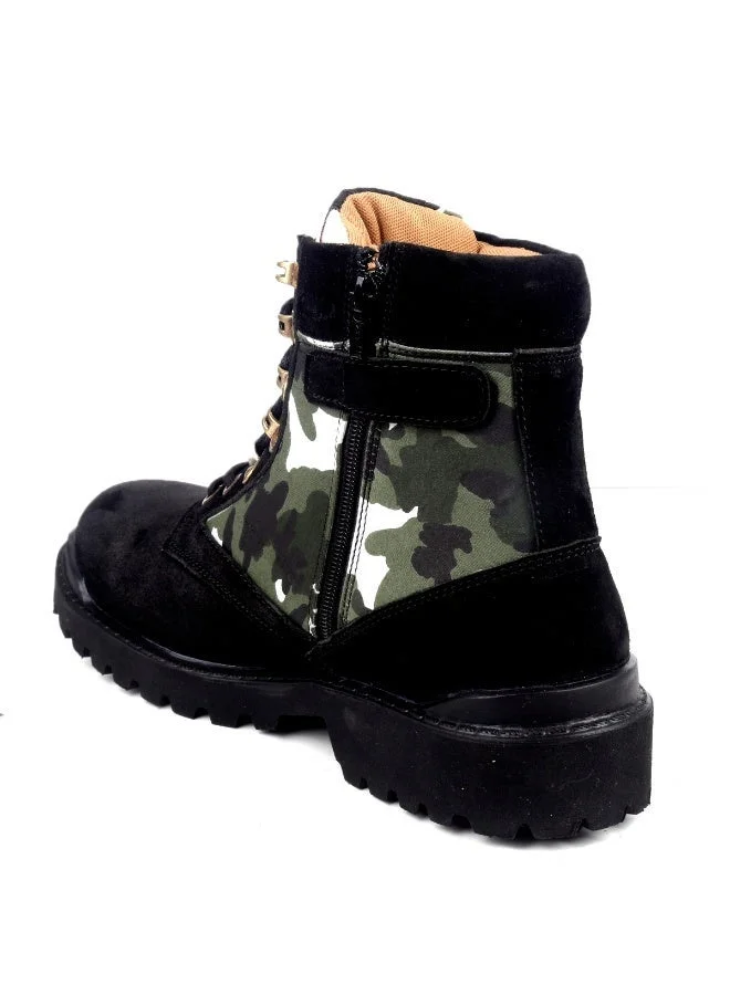 Bacca Bucci Black Suede Leather Boots for Men | Best Price UAE