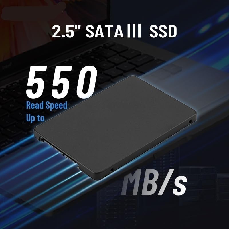 Compatible for 2.5 Inch SATA III 6GB/s Solid State Disk, Multi Capacity Internal Drive for Laptop(256GB) - Image 3