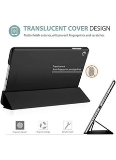 Procases Ipad 10.2 Case 2021 9Th Gen 2020 8Th Gen 2019 7Th Gen Case With Tempered Glass Screen Protector Slim Stand Hard Shell Protective Smart Cover For 10.2 Inch Ipad 9Th 8Th 7Th Generation Black  - Image 3