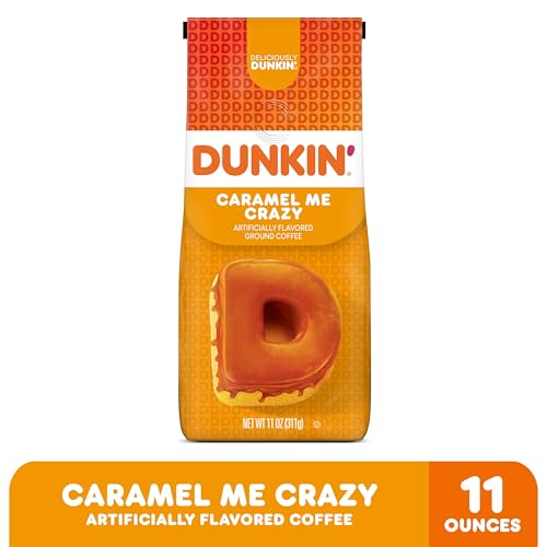 Dunkin Donuts Dunkin Caramel Me Crazy Ground Coffee 11 Ounces - Image 5