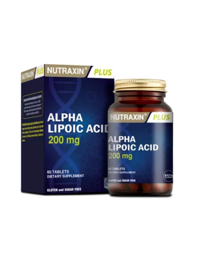 Nutraxin Alpha Lipoic Acid 60 Tablets - Image 1