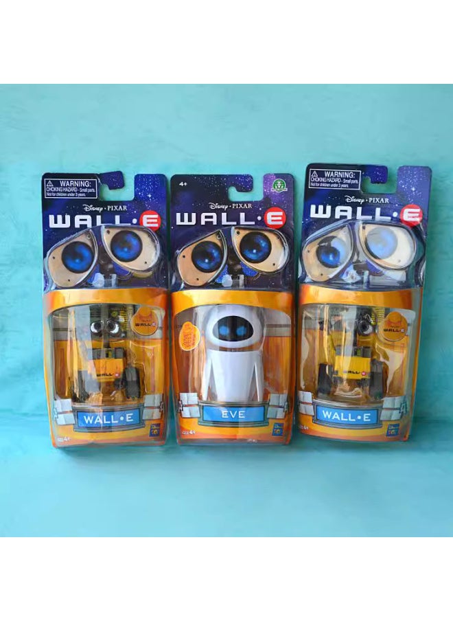 null - Swallow Toy Wall.E Robot Story Wally Robot 6cm Wally Eva Hand Model-Color:Clean Edition - Image 1