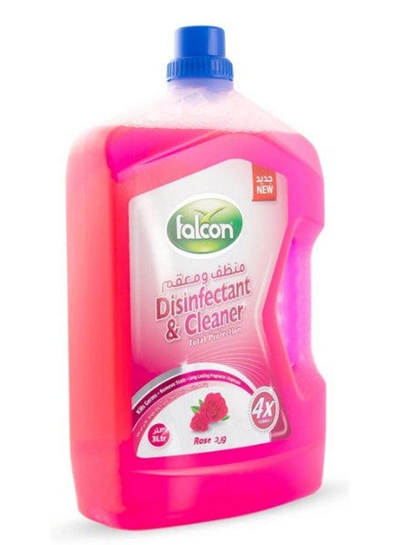 Falcon Disinfectant & Cleaner Rose 3 Ltr - Image 2