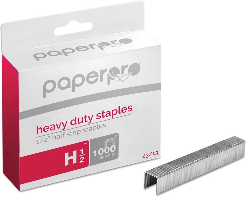 PaperPro Bostitch Office 1913 Heavy Duty 23/13 Staples, 100 Sheet Capacity (Box of 1,000) Simplified versatile design - Image 1